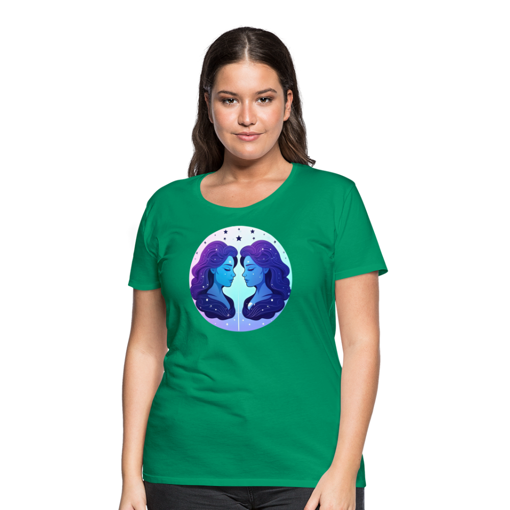 Women’s Magic Gemini Premium T-Shirt - kelly green