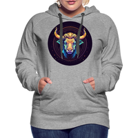 Thumbnail for Women’s Magic Taurus Premium Hoodie - heather grey