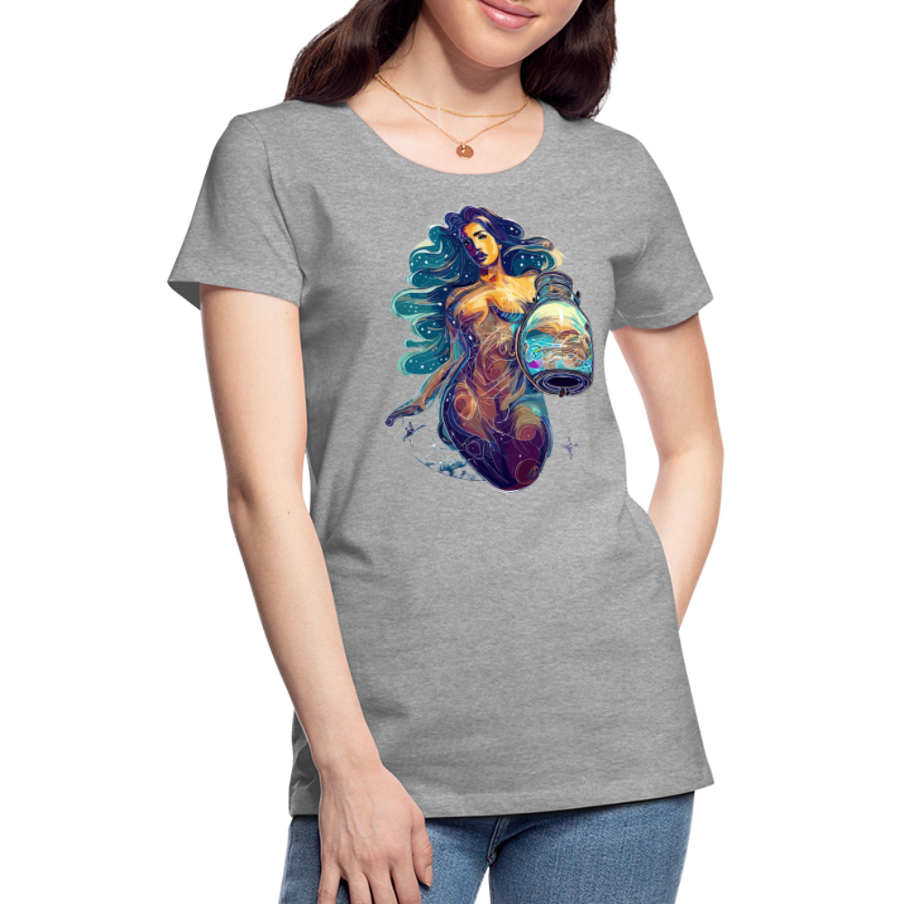 Women’s Mythical Aquarius Premium T-Shirt - heather gray