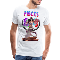 Thumbnail for Men's Astral Pisces Premium T-Shirt - white