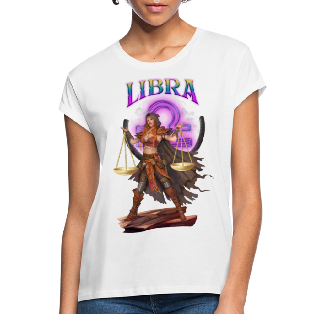 Women's Astral Libra Relaxed Fit T-Shirt - white