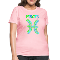 Thumbnail for Women's Power Words Pisces T-Shirt - pink