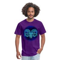 Thumbnail for Men's Stellar Aries Classic T-Shirt - purple