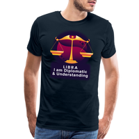 Thumbnail for Men's Glow Libra Premium T-Shirt - deep navy