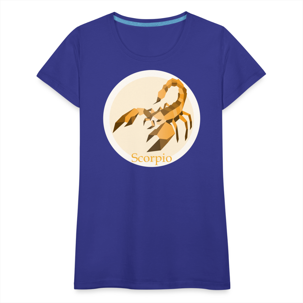 Women’s Mosaic Scorpio Premium T-Shirt - royal blue