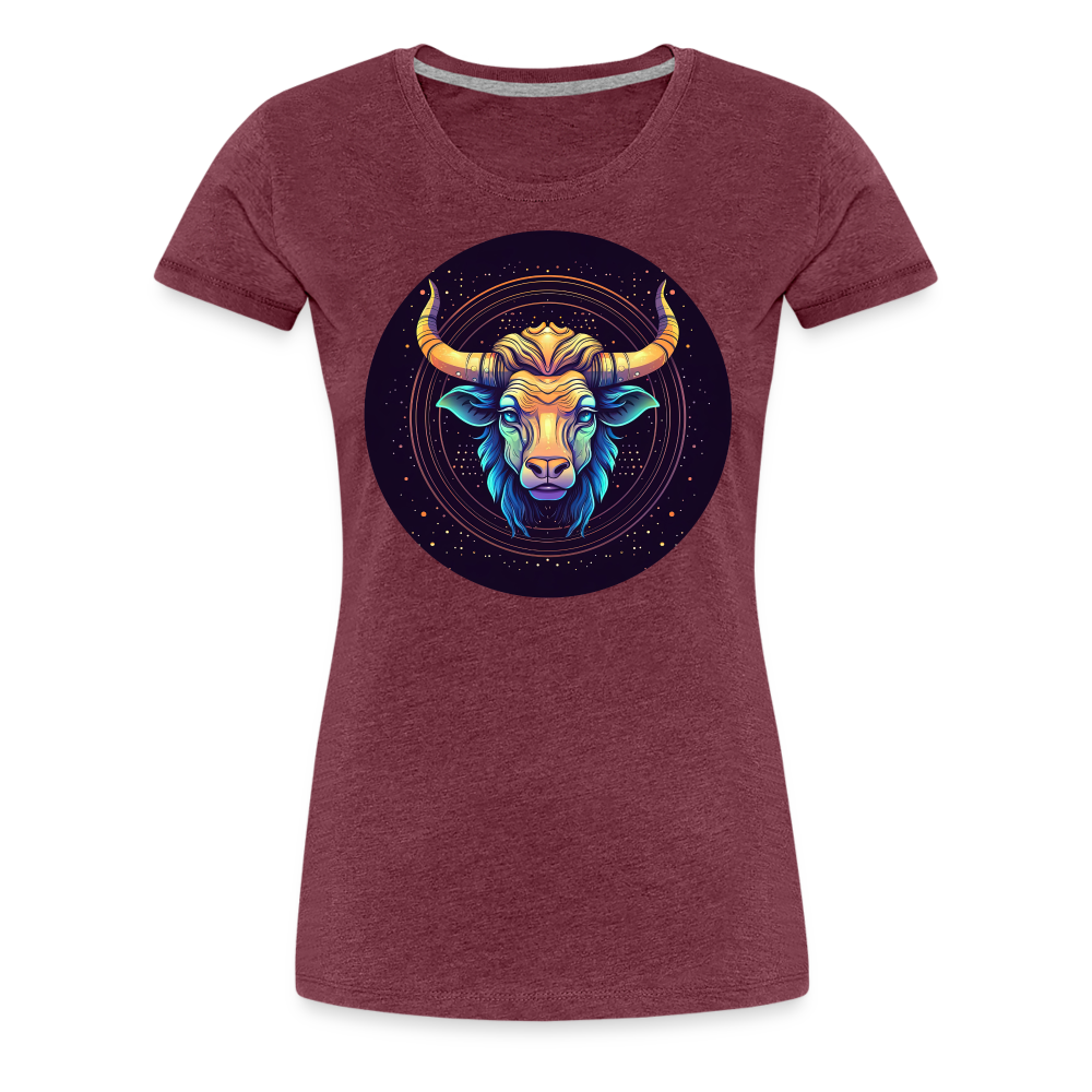 Women’s Magic Taurus Premium T-Shirt - heather burgundy