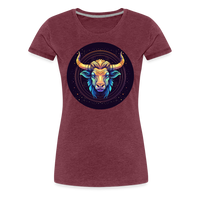 Thumbnail for Women’s Magic Taurus Premium T-Shirt - heather burgundy