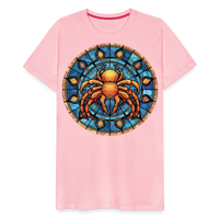 Thumbnail for Men's Mosaic Cancer Premium T-Shirt - pink