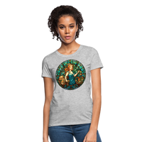 Thumbnail for Women's Mosaic Virgo T-Shirt - heather gray