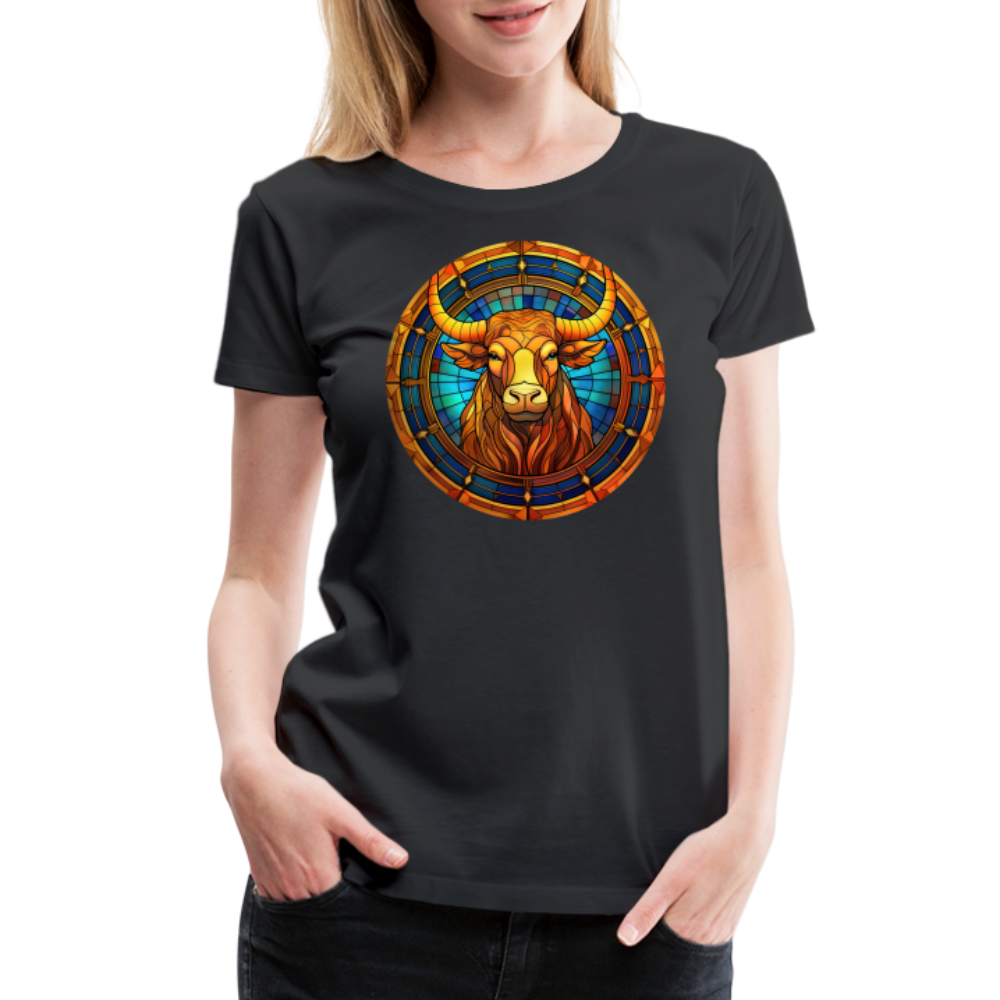 Women’s Mosaic Taurus Premium T-Shirt - black