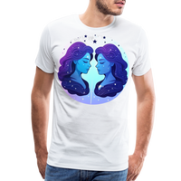 Thumbnail for Men's Magic Gemini Premium T-Shirt - white