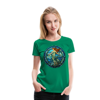 Thumbnail for Women’s Mosaic Aquarius Premium T-Shirt - kelly green