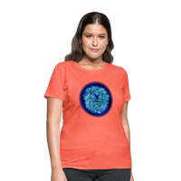 Thumbnail for Women's Stellar Leo T-Shirt - heather coral