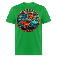 Thumbnail for Men's Mosaic Pisces Classic T-Shirt - bright green