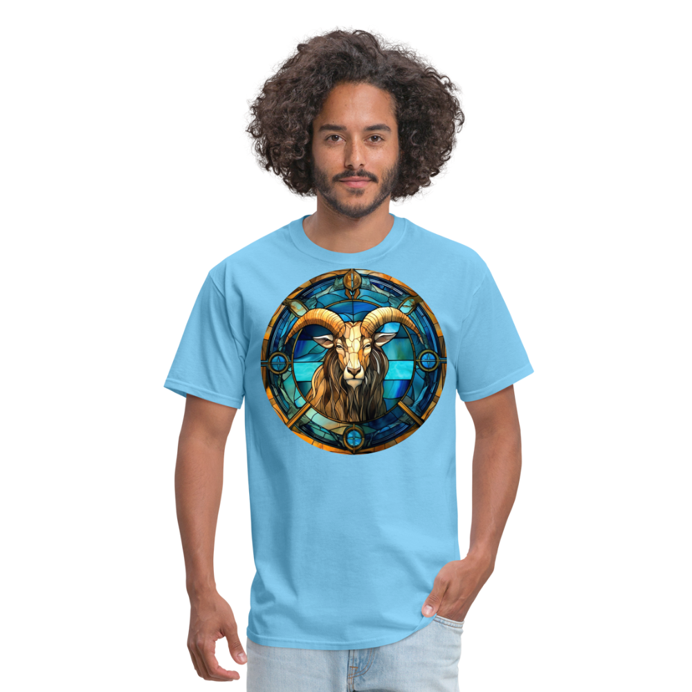 Men's Mosaic Capricorn Classic T-Shirt - aquatic blue