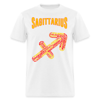 Thumbnail for Men's Power Words Sagittarius Classic T-Shirt - white