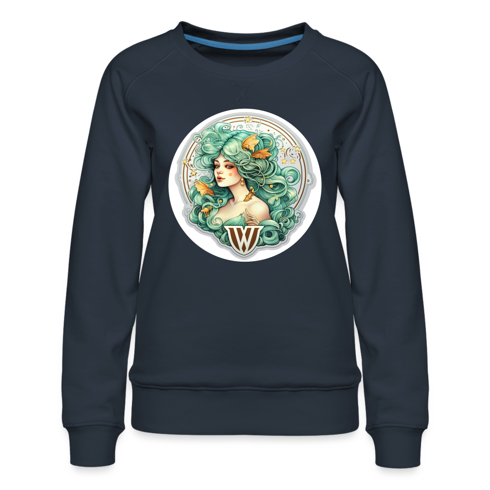 Women’s Symbol Virgo Premium Sweatshirt - navy