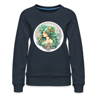 Thumbnail for Women’s Symbol Virgo Premium Sweatshirt - navy