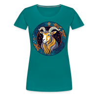 Thumbnail for Women’s Mythical Capricorn Premium T-Shirt - teal