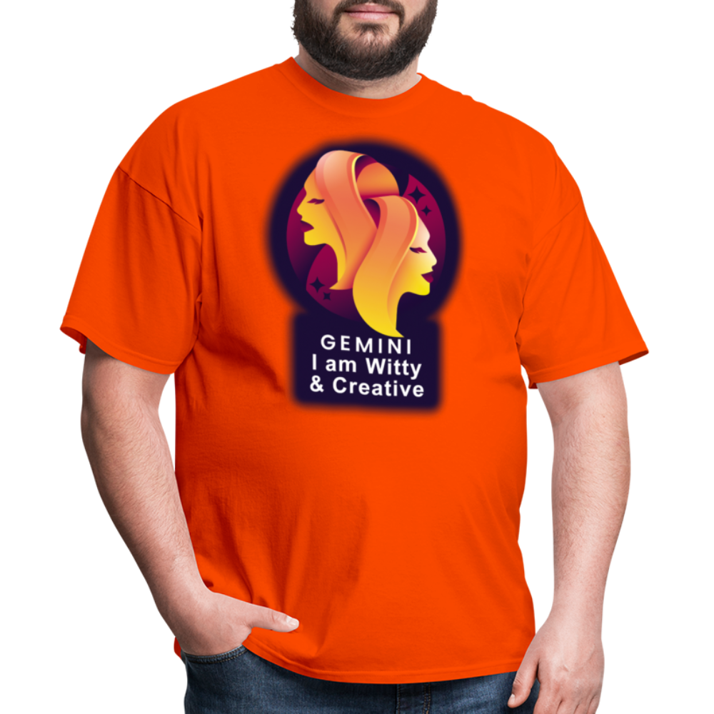 Men's Glow Gemini Classic T-Shirt - orange