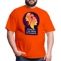 Thumbnail for Men's Glow Gemini Classic T-Shirt - orange