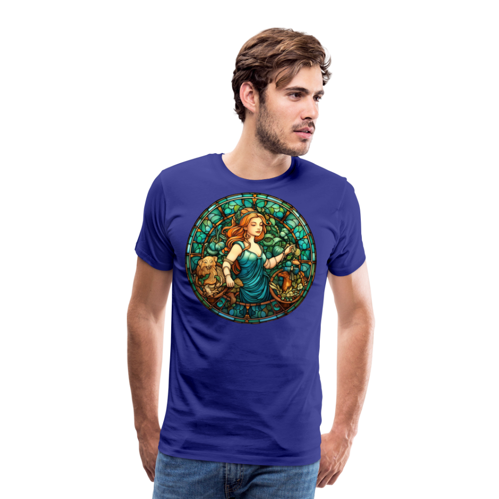 Men's Mosaic Virgo Premium T-Shirt - royal blue