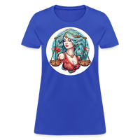 Thumbnail for Women's Symbol Libra T-Shirt - royal blue