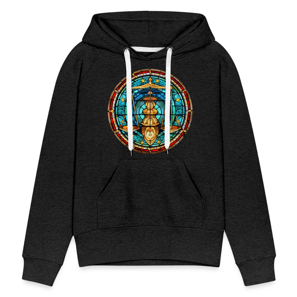 Women’s Mosaic Libra Premium Hoodie - charcoal grey