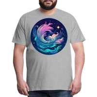 Thumbnail for Men's Magic Aquarius Premium T-Shirt - heather gray