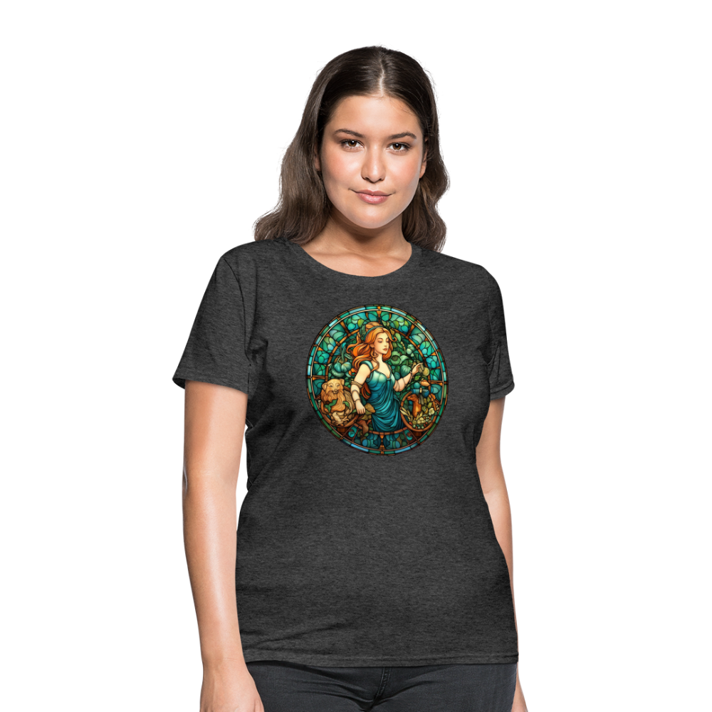 Women's Mosaic Virgo T-Shirt - heather black