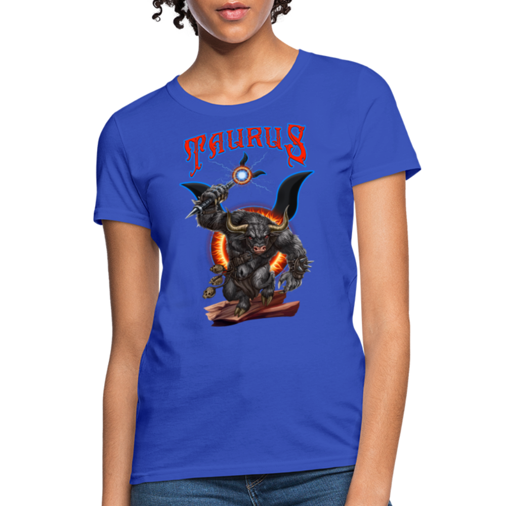 Women's Astral Taurus T-Shirt - royal blue