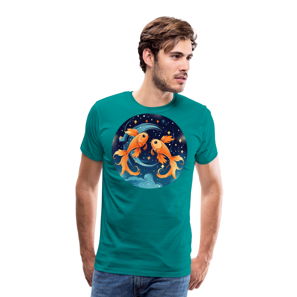 Men's Magic Pisces Premium T-Shirt - teal