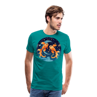 Thumbnail for Men's Magic Pisces Premium T-Shirt - teal