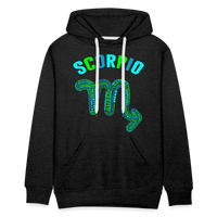 Thumbnail for Men's Power Words Scorpio Premium Hoodie - charcoal grey