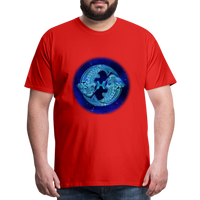 Thumbnail for Men's Pisces Premium T-Shirt - red