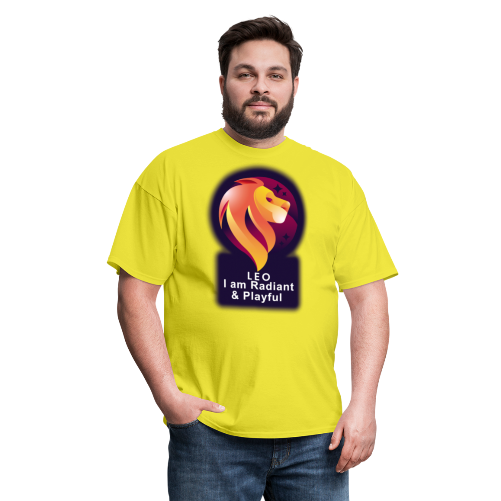 Men's Glow Leo Classic T-Shirt - yellow