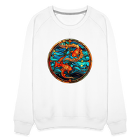 Thumbnail for Women’s Mosaic Pisces Premium Sweatshirt - white