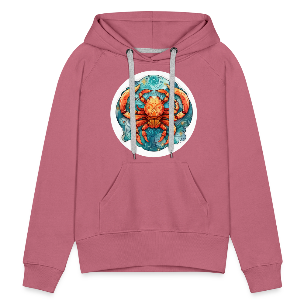 Women’s Symbol Cancer Premium Hoodie - mauve