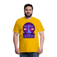 Thumbnail for Men's Neon Libra Premium T-Shirt - sun yellow