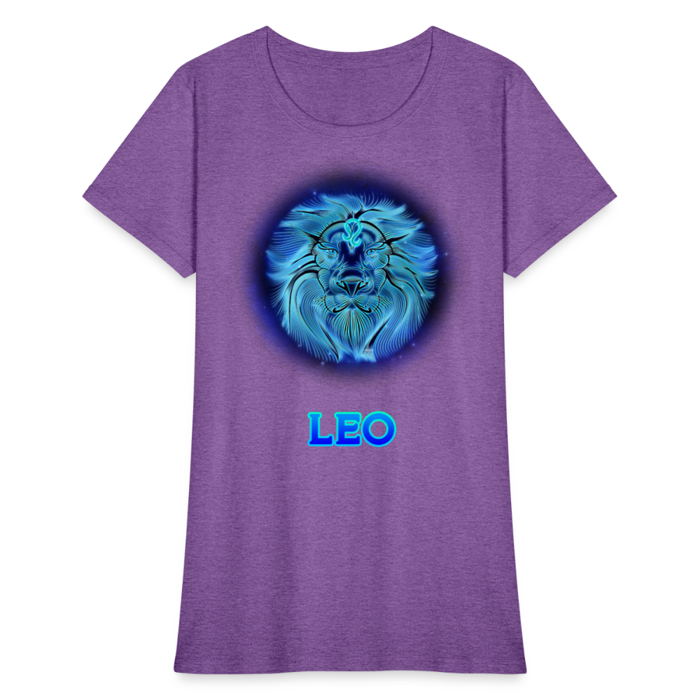 Women's Stellar Leo T-Shirt - purple heather