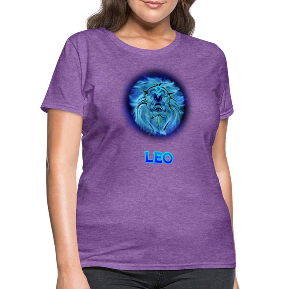 Women's Stellar Leo T-Shirt - purple heather