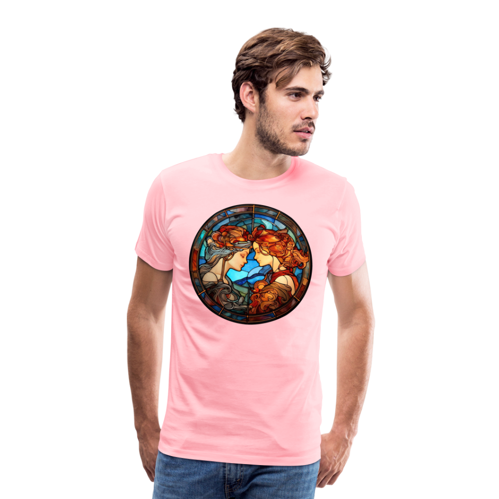 Men's Mosaic Gemini Premium T-Shirt - pink