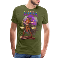 Thumbnail for Men's Astral Libra Premium T-Shirt - olive green