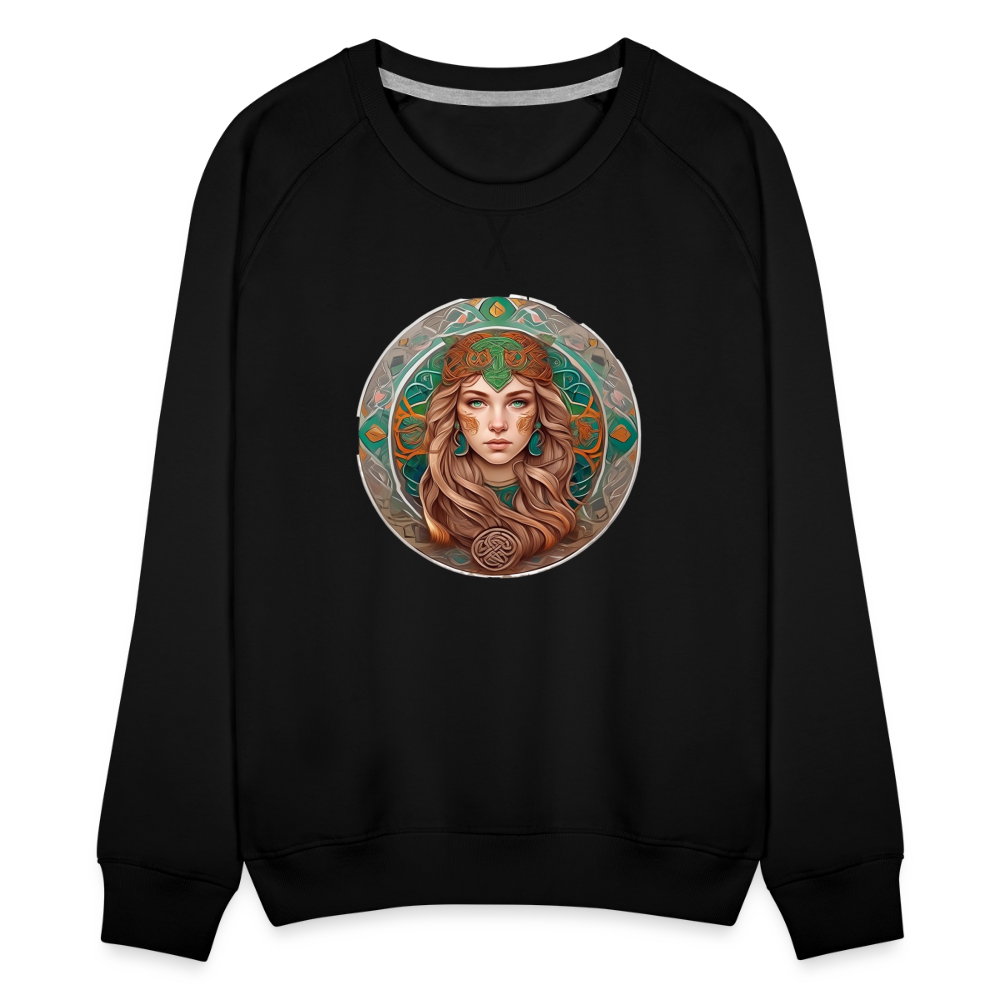 Women’s Mythical Virgo Premium Sweatshirt - black