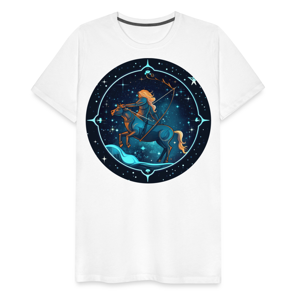 Men's Magic Sagittarius Premium T-Shirt - white