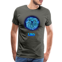 Thumbnail for Men's Leo Premium T-Shirt - asphalt gray