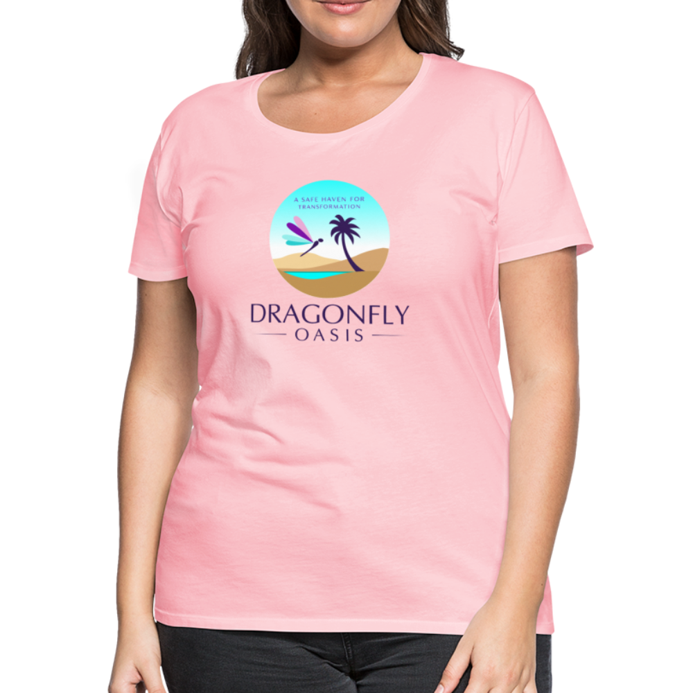 Women's Dragonfly Oasis V.1 Premium T-Shirt - pink