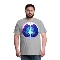 Thumbnail for Men's Magic Gemini Premium T-Shirt - heather gray