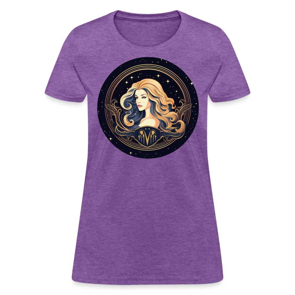 Women's Mystic Virgo T-Shirt - purple heather