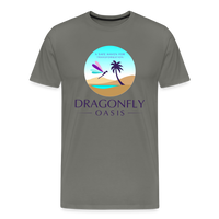 Thumbnail for Men's Dragonfly Oasis V.1 Premium T-Shirt - asphalt gray